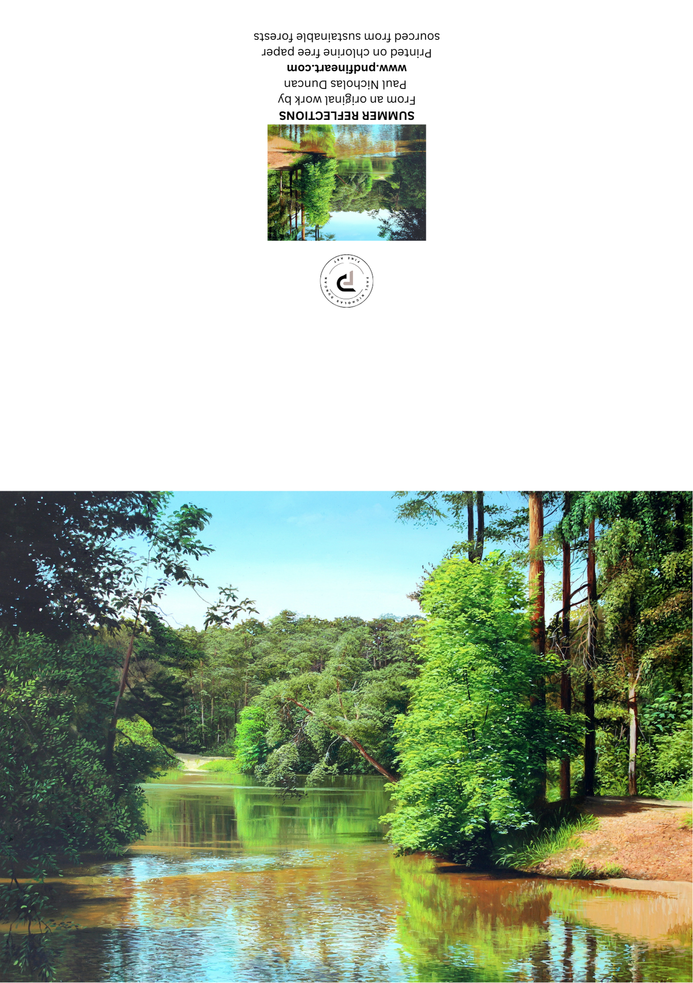 SUMMER REFLECTIONS - Greetings Card - Image 4