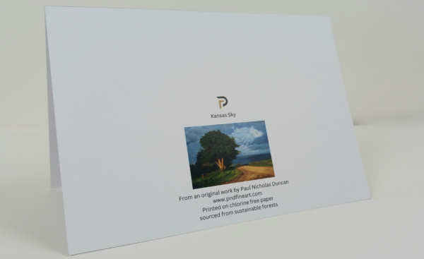 Kansas Skies - Greetings Card - Image 3