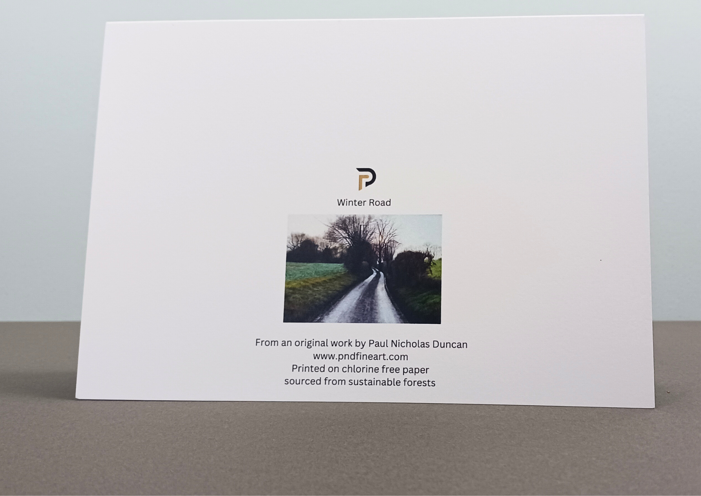 Winter Road Greetings Cards - Image 3